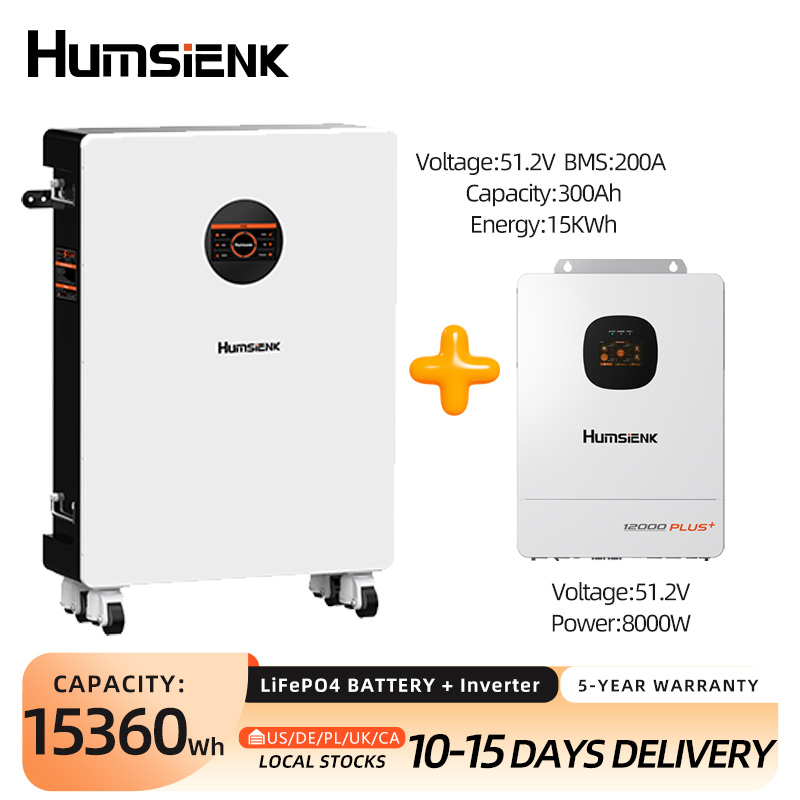 Humsienk 48V 300Ah LiFePO4 Blu - Mppt Hybrid Inverter 48V 8Kw 3 Phase incelemesi ve fiyatı