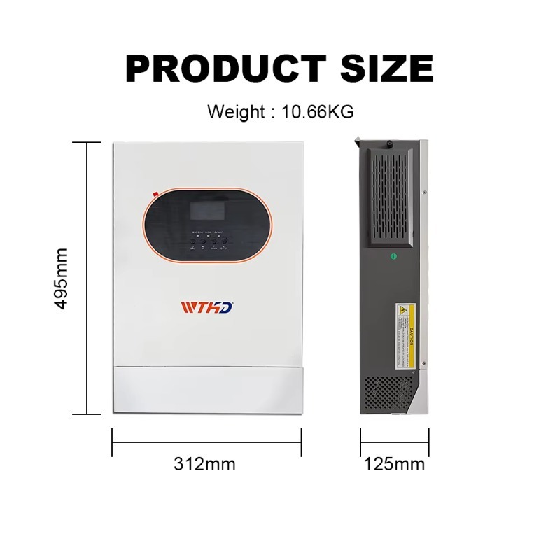 6.2KW Tek Fazlı Şebeke Dışı Hi - Off Grid Solar Inverter 48V 6000W incelemesi ve fiyatı