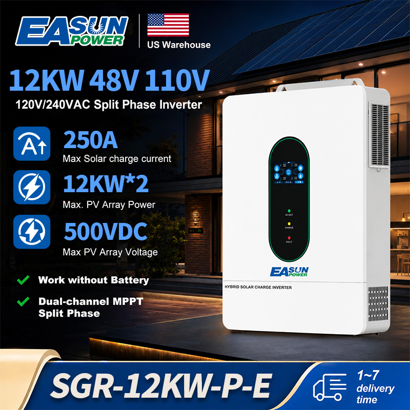 EASUN POWER 12KW Bölünmüş Fazl - Grid Tie Inverter Limiter 2000W incelemesi ve fiyatı