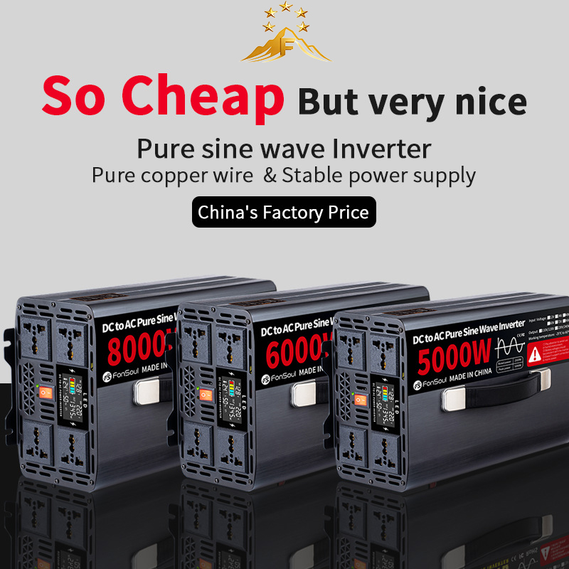 Taşınabilir Saf Sinüs Dalgası  - Pure Sine Wave Inverter 5000W 48V 220V incelemesi ve fiyatı