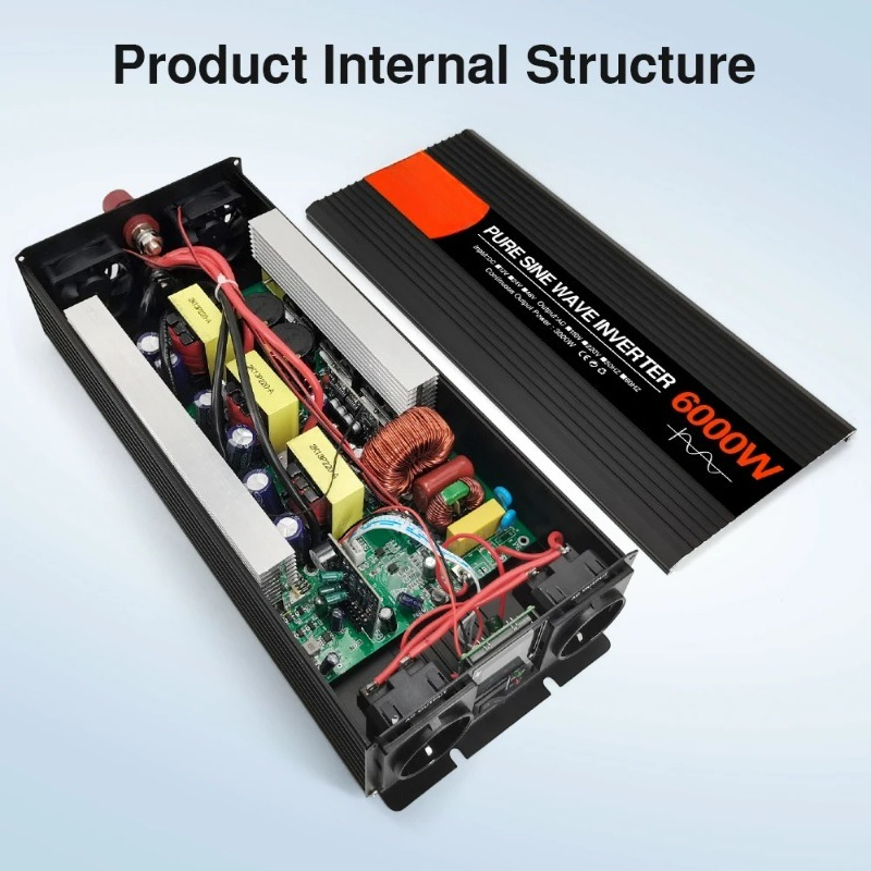 Saf Sinüs Dalgası Güneş Enerji - Pure Sine Wave Inverter 5000W 48V 220V incelemesi ve fiyatı