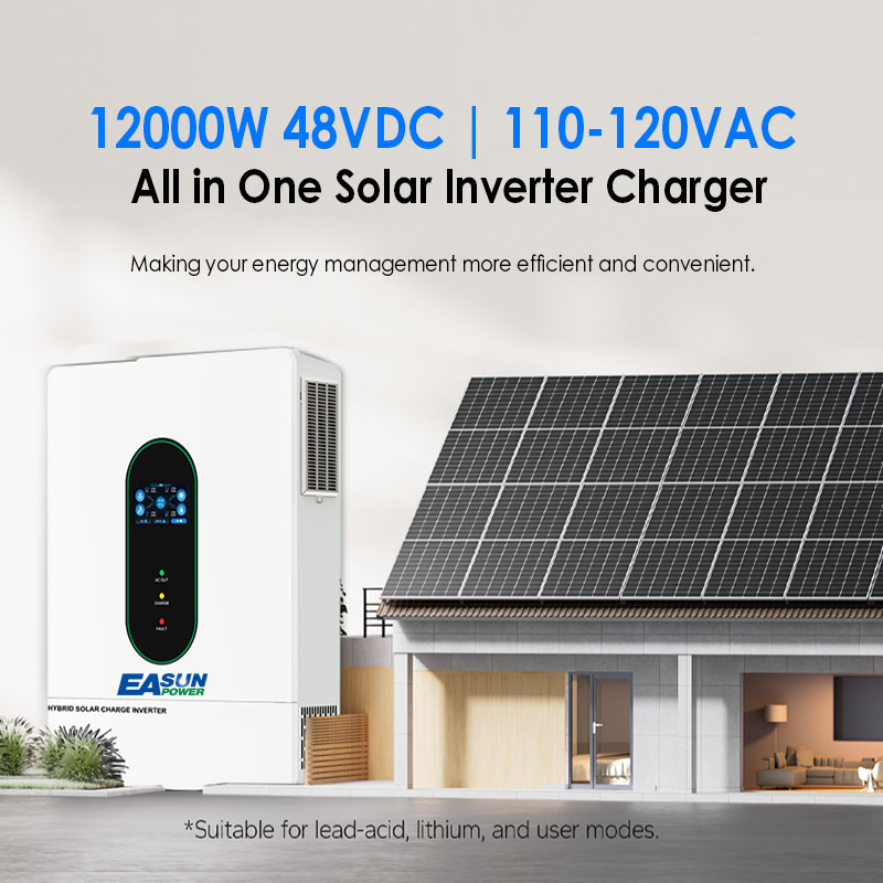 EASUN POWER US 12KW 12000W Böl - Grid Tie Inverter Limiter 2000W incelemesi ve fiyatı